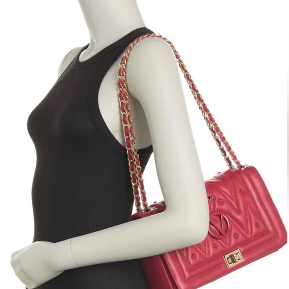 SOLD HOST PICK NEW Valentino Alice Quilted Leather Shoulder Bag - Picture 5 of 7